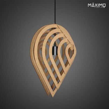 Lámpara colgante de madera MDF Modelo HAVANA
