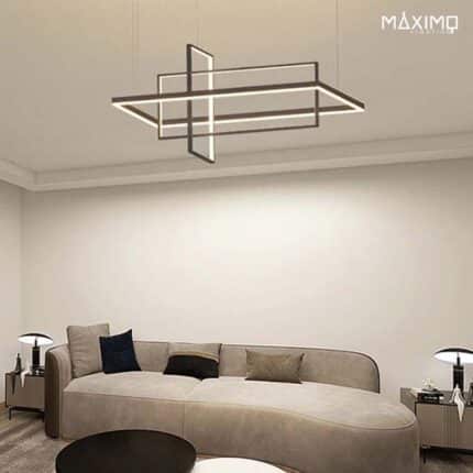 LED-Pendelleuchte mit geometrischen
Formen - Modell DANTE TRI