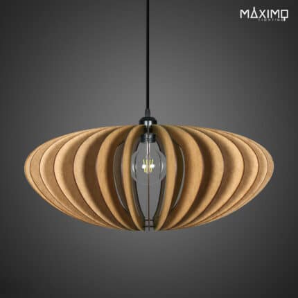 Lámpara colgante de madera MDF Modelo PARIS X