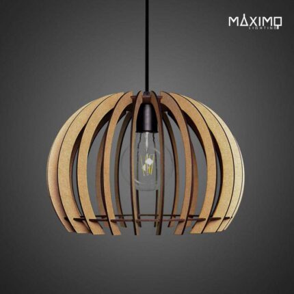 Lámpara colgante de madera MDF Modelo CORDOBA