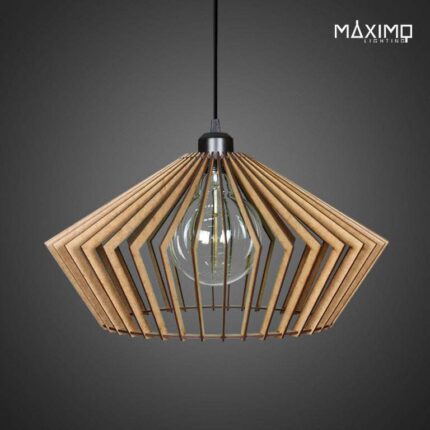 Lámpara colgante de madera MDF Modelo LARISSA