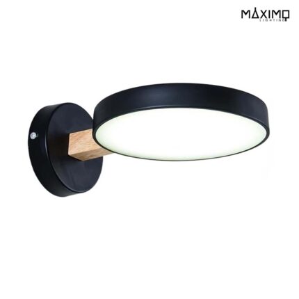 LED-Wandleuchte Schwarz & Holz,
OLIVIA BK