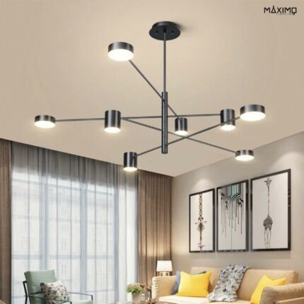Lámpara de Techo LED con 8 Brazos - RONDA CÍRCULO 8
