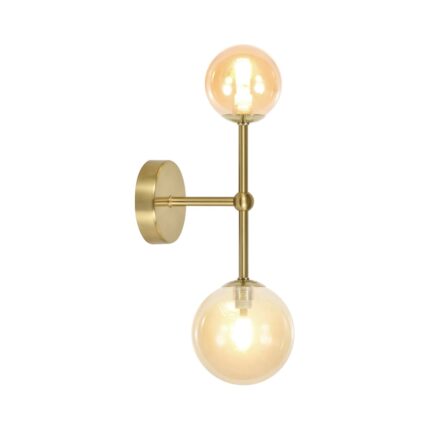 GALAXY WANDLEUCHTE 2L.GALAXY MESSING
AMBER 2 X 28W G-9