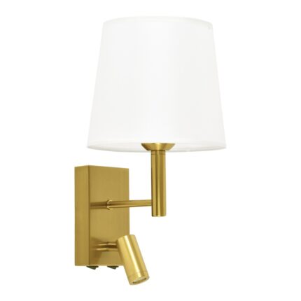 ARLA WANDLEUCHTE MESSING 1 X E-27 + LED
3W 300LM 4000K