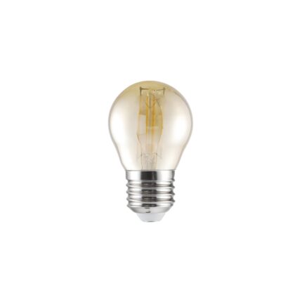 BOMBILLA LED ESFER. 6W AMBAR LED 6W 570LM 3000K - E-27