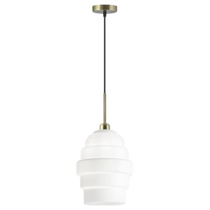 HÄNGELAMPE BERNSTEINFARBENES OPALGLAS 1 X
60W E-27