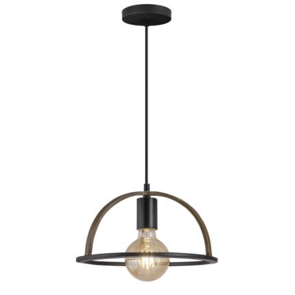 HÄNGELEUCHTE BALTA SCHWARZ 1 X 60W E-27