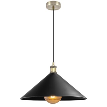 CORTEZ PENDELLEUCHTE SCHWARZ 1 X 60W E-27