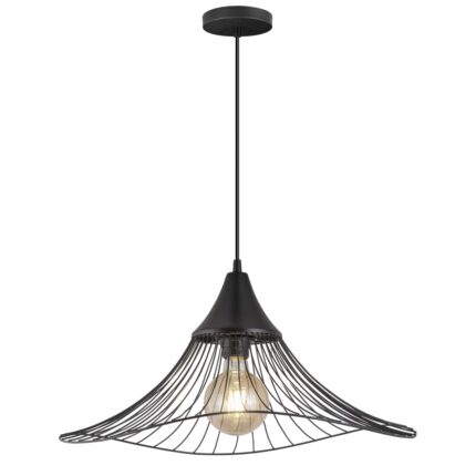 MINA SCHWARZ HÄNGELEUCHTE 1 X 60W E-27