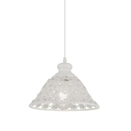 PANGANI HÄNGELEUCHTE WEISS 1 X 60W E-27