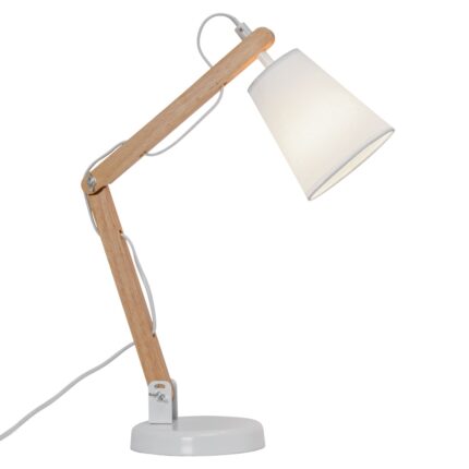 TRUMAN LAMPE WEISS/HOLZ 1 X 60W E-14