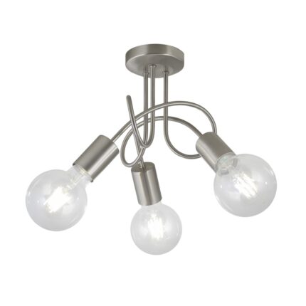 LAMPE 3L TENOR NIQ. SATINIERT 3 X 60W
E-27