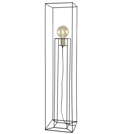 KENDI SCHWARZ-MESSING STEHLEUCHTE 1 X 60W
E-27
