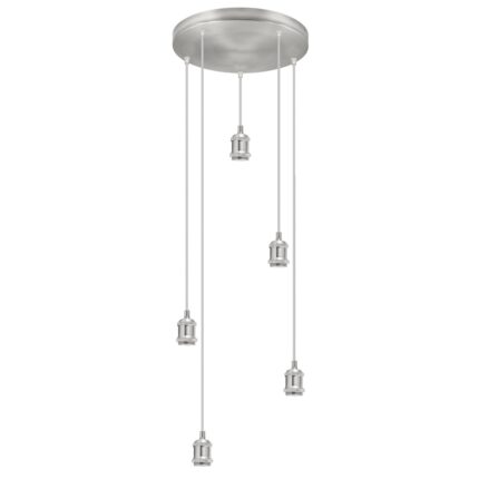 RUND 5L ELKAN NICKEL SAT. 5 X 60W E-27