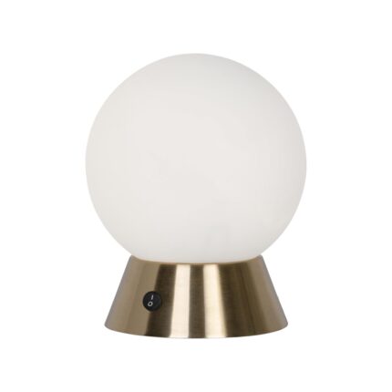 BEN OPAL GLAS TISCHLAMPE 1 X 40W E-14