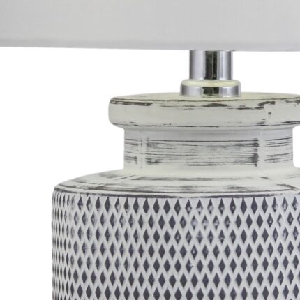 HILTON TISCHLEUCHTE CHROM-WEISS 1 X 60W
E-27