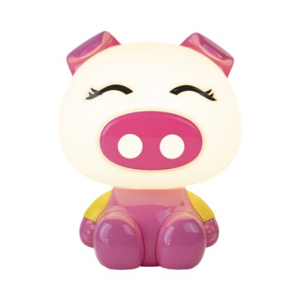 TISCHLAMPE MASKOTA SCHWEINCHEN ROSA 1 X
40W E-14-GLÜHBIRNE ENTHALTEN