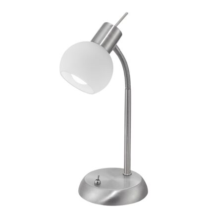 OPAL-TISCHLAMPE, SATINIERT, 1 X 40W E-14